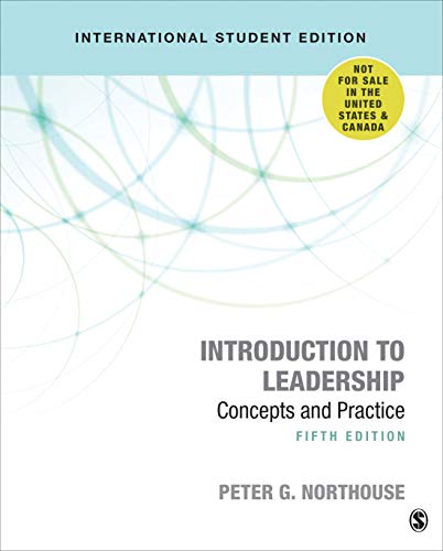 Imagen de archivo de Introduction to Leadership - International Student Edition: Concepts and Practice a la venta por Brook Bookstore