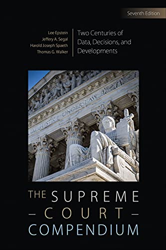Beispielbild fr The Supreme Court Compendium: Two Centuries of Data, Decisions, and Developments zum Verkauf von Books Unplugged