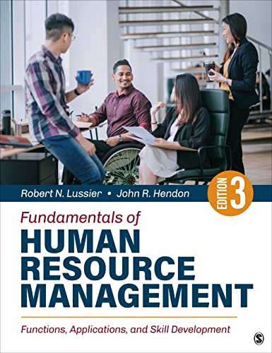 Imagen de archivo de Fundamentals of Human Resource Management: Functions, Applications, and Skill Development a la venta por SecondSale
