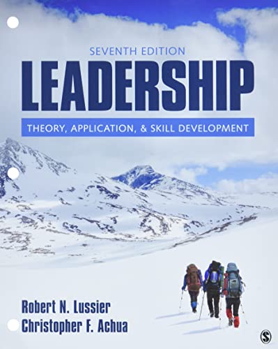 Beispielbild fr Leadership: Theory, Application, Skill Development zum Verkauf von Omega