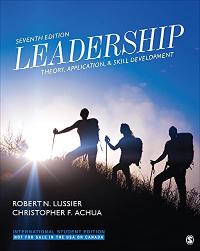 9781071870594: Leadership - International Student Edition: Theory, Application, & Skill Development