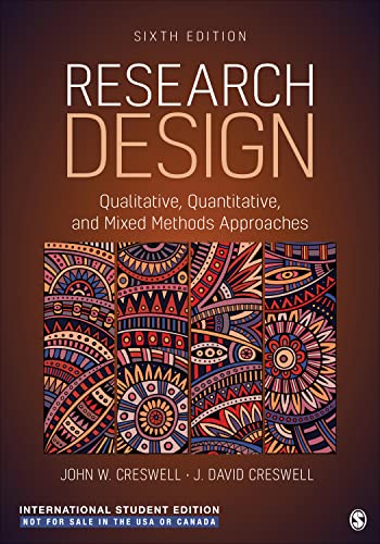 Research Design - International Student Edition 6 Revised edition - Creswell, John W.;creswell, J. David