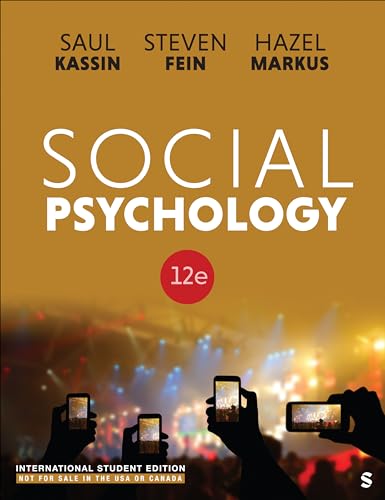 Stock image for Social Psychology - International Student Edition for sale by GreatBookPrices