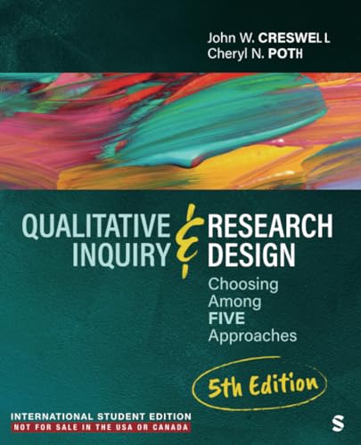 Imagen de archivo de Qualitative Inquiry and Research Design - International Student Edition a la venta por PBShop.store US