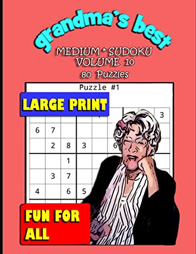 Stock image for GRANDMA'S BEST MEDIUM SUDOKU: VOLUME 10 for sale by Lucky's Textbooks