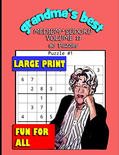 Stock image for Grandma's Best Medium Sudoku: Volume 11 for sale by THE SAINT BOOKSTORE