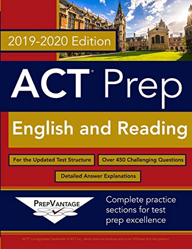 Stock image for ACT Prep: English and Reading: 2019-2020 Edition for sale by Lucky's Textbooks