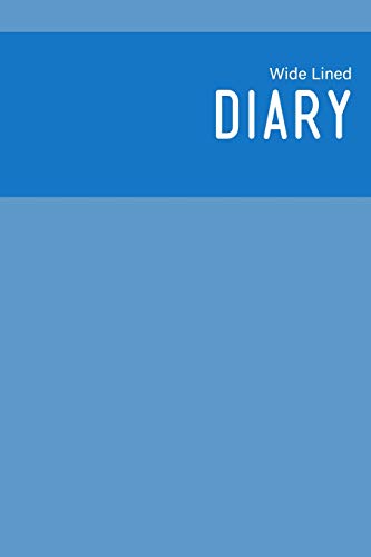 9781072255710: Wide Lined Diary: A relaxing dairy for Dementia and Alzheimers sufferers | Large ruled for senior convenience