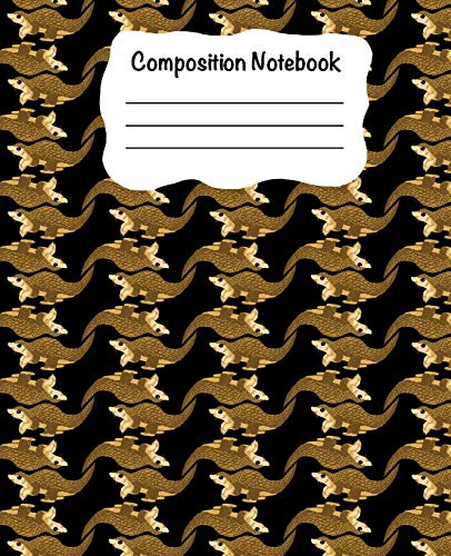 9781072386537: Composition Notebook: Pangolin Composition Wide Ruled Notebook Back To School Lined Journal For Kids Who Love Pangolins 100 page 7.5 x 9.25 in Notebook