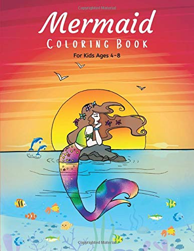 Imagen de archivo de Mermaid Coloring Book: For Kids Ages 4-8 a la venta por Revaluation Books