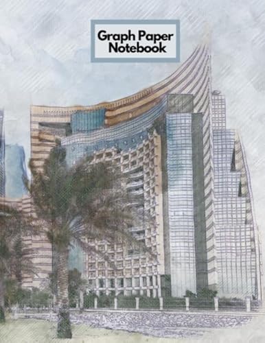 Immagine dell'editore per Graph Paper Notebook: Architecture City Towers Palm Tree Buildings Drawings Plans Designs Themed Notebook - 5 x 5 Graph Paper - 120 Pages (60 Sheets) - 8.5" x 11" venduto da Revaluation Books