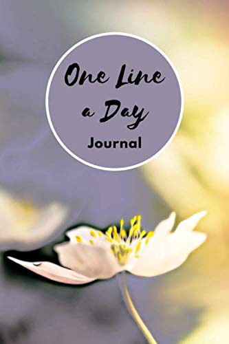 

One Line A Day Journal: Floral A Five-Year Memory Book, (110 Pages, Blank 6x9) Diary Book