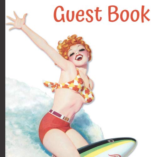 Stock image for Guest Book: 1950s Theme Party Guest Book Includes Gift Tracker and Picture Memory Section (1950s Party Guest Books) for sale by Revaluation Books