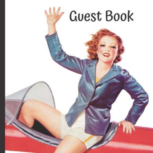 Stock image for Guest Book: 1950s Theme Party Guest Book Includes Gift Tracker and Picture Memory Section (1950s Party Guest Books) for sale by Revaluation Books