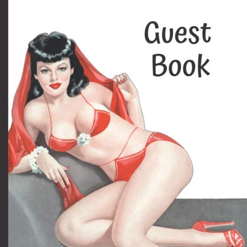 Stock image for Guest Book: 1950s Theme Party Guest Book Includes Gift Tracker and Picture Memory Section (1950s Party Guest Books) for sale by Revaluation Books