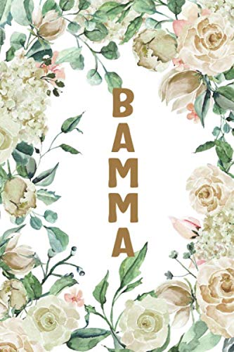 Imagen de archivo de BAMMA: Bamma Notebook, Cute Lined Notebook, Bamma Gifts, Creme Flower, Floral a la venta por Revaluation Books
