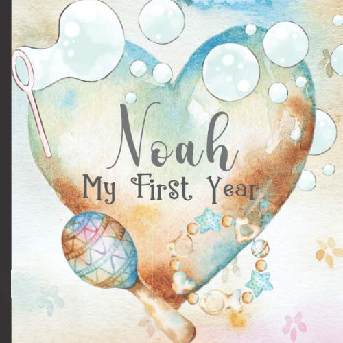 Beispielbild fr Noah: Record and Celebrate Your Baby's 1st Year With This Baby Milestone Journal zum Verkauf von Revaluation Books