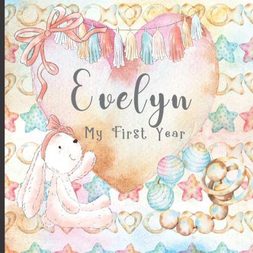 Beispielbild fr Evelyn: Record and Celebrate Your Baby's 1st Year With This Baby Milestone Journal zum Verkauf von Revaluation Books
