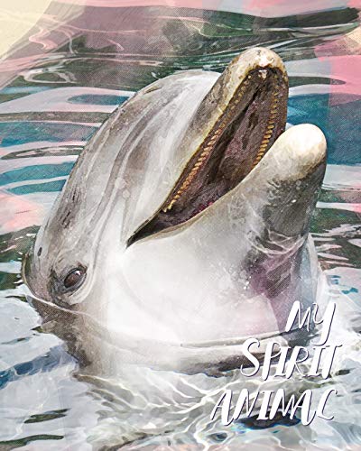 Stock image for My Spirit Animal: Dolphin - Lined Notebook, Diary, Track, Log & Journal - Cute Gift for Kids, Teens, Men, Women Who Love Dolphins (8"x10" 120 Pages) for sale by Ergodebooks