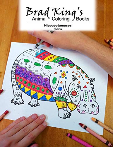 Stock image for Brad King's Animal Coloring Book: Hippopotamuses for sale by Lucky's Textbooks