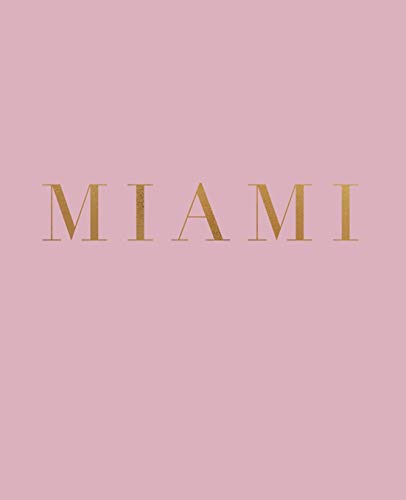 

Miami: A decorative book for coffee tables, bookshelves and interior design styling Stack deco books together to create a cus