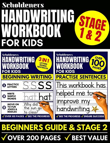 

Handwriting Workbook for Kids: Handwriting Practice Book (Handwriting for Beginners / Sentence Writing Workbook)
