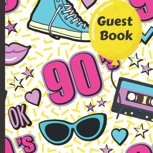 Imagen de archivo de Guest Book: 1990s Theme Party Guest Book Includes Gift Tracker and Picture Memory Section (1990s Party Guest Books) a la venta por SecondSale