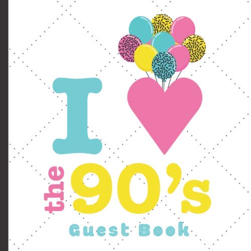 Imagen de archivo de Guest Book: 1990s Theme Party Guest Book Includes Gift Tracker and Picture Memory Section (1990s Party Guest Books) a la venta por Revaluation Books