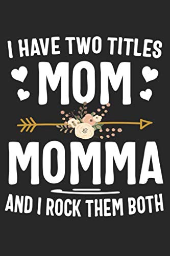 Beispielbild fr I Have Two Titles Mom And Mom And I Rock Them Both: Cute Lined Notebook, Mothers Day, Christmas, Birthday Gifts zum Verkauf von Revaluation Books