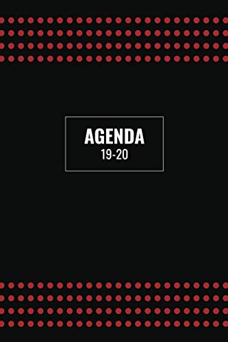 Stock image for Agenda 19-20: Luglio 2019 A Dicembre 2020 / 1 Settimana In 2 Pagine / 18 Mesi / Italiano / Planner Settimanale / Nero Rosso for sale by Revaluation Books