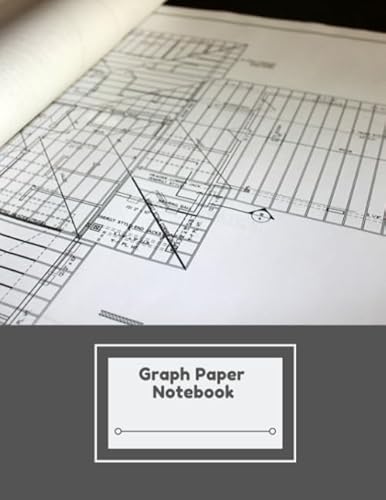 Immagine dell'editore per Graph Paper Notebook: Architecture Design Plans Drawings Blueprints Themed Notebook - 5 x 5 Graph Paper - 120 Pages (60 Sheets) - 8.5" x 11" - Glossy Paperback Cover venduto da Revaluation Books