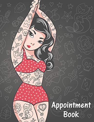 Beispielbild fr Appointment Book: Pin Up Girl Style Daily Planner for Tattoo Artists, Salons, Hair Stylists, Nail Technicians, Estheticians, Makeup Artists and more with 15 Minute Increments to Schedule Your Clients! zum Verkauf von Goodbookscafe