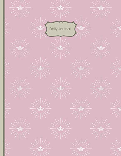 Imagen de archivo de 365 Daily Journal: Pink Crown Cover 11"x 8.5" Paperback Dated Perpetual Annual Planner 370 pages a la venta por SecondSale
