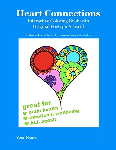 Stock image for Heart Connections: Interactive Coloring Book with Original Poetry and Artwork for sale by Revaluation Books