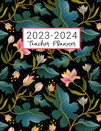 9781076236203: Teacher Planner: Lesson Plan for Class Organization | Weekly and Monthly Agenda | Academic Year August - July | Pink Floral Print (2019-2020)