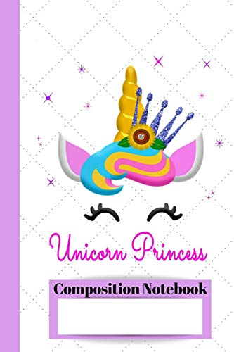 Stock image for Unicorn Princess Composition Notebook: CUTE WIDE Ruled 100 page lined Notebook for girls, boys, students, moms, teachers for home or school, Pink and Purple for sale by Revaluation Books