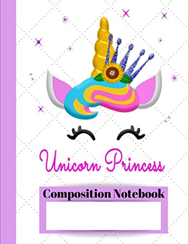 Stock image for Unicorn Princess Composition Notebook: CUTE Wide Ruled 8.5 x 11 in 100 page lined Notebook for girls, boys, students, moms, teachers for home or school for sale by Revaluation Books