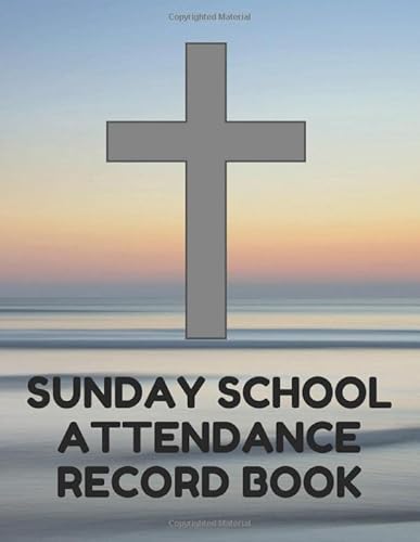 Stock image for Sunday School Attendance Record Book: Attendance Chart Register for Sunday School Classes, Horizon Cover for sale by Revaluation Books