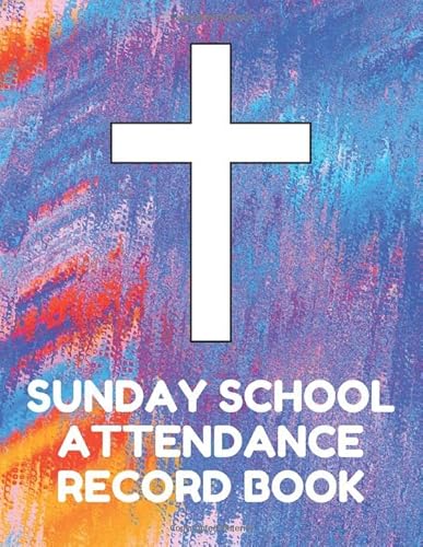 Stock image for Sunday School Attendance Record Book: Attendance Chart Register for Sunday School Classes, Aqua Cover for sale by Ergodebooks