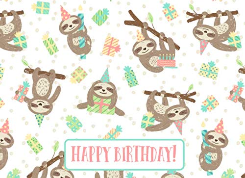 Imagen de archivo de Happy Birthday: Sloth Party Guest Book a la venta por Revaluation Books