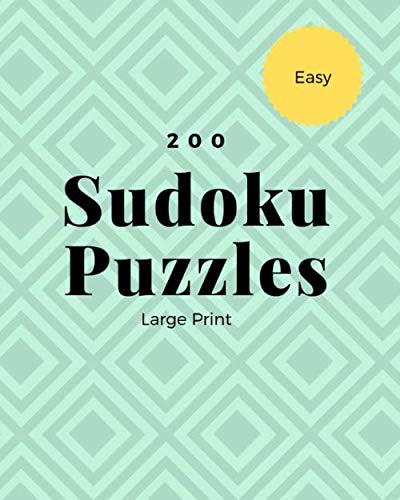 Stock image for 200 Sudoku Puzzles Easy Large Print for sale by Revaluation Books