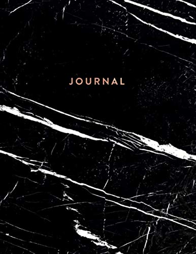 Stock image for Journal: Black Marble | Gold Lettering | 8.5 x 11 | A4 Journal | College Ruled (Marble and Gold Journals) for sale by Revaluation Books