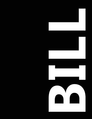 9781077803398: Bill: Simple Monthly Bill Payments Checklist Organizer Planner Log Book Money Debt Tracker Keeper Budgeting Financial Planning Journal Notebook (Bill Planner)