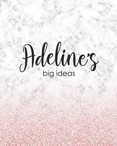Beispielbild fr Adeline's Big Ideas: Personalized Notebook - 8x10 Lined Women's Journal zum Verkauf von Revaluation Books