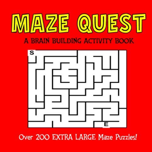 Stock image for Maze Quest: A Brain Building Activity Book: Simple Maze Puzzles for Alzheimers & Dementia Patients (AlzHelp Press) for sale by ThriftBooks-Dallas