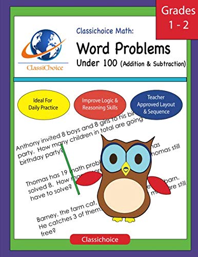 Beispielbild fr Classichoice Math: Word Problems Under 100 (Addition & Subtraction) zum Verkauf von SecondSale