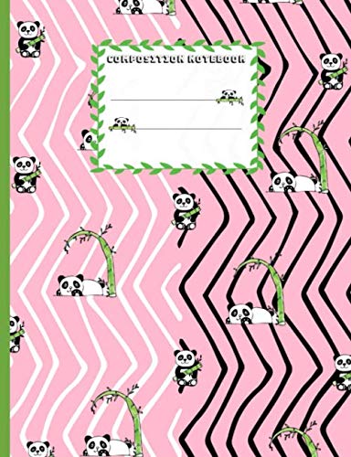 Stock image for Composition Notebook: Graph paper Composition Notebook. Quad Ruled, Squared, Grid, Ideal for students, Design Work, 5x5, Panda, Pink for sale by Revaluation Books
