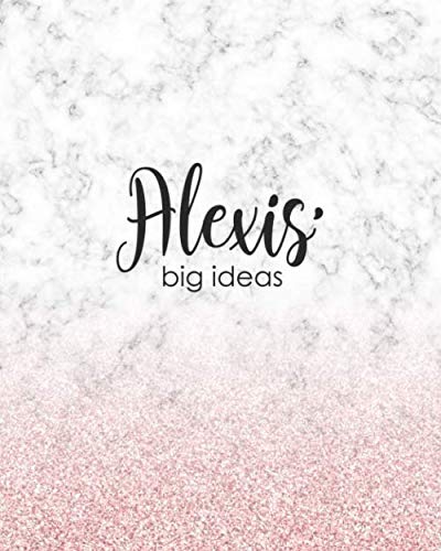Beispielbild fr Alexis' Big Ideas: Personalized Notebook - 8x10 Lined Women's Journal zum Verkauf von Revaluation Books