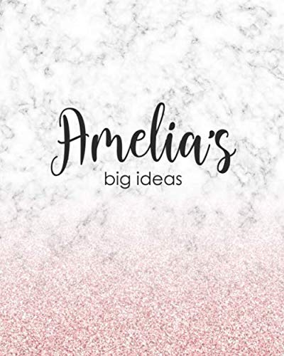 Beispielbild fr Amelia's Big Ideas: Personalized Notebook - 8x10 Lined Women's Journal zum Verkauf von Revaluation Books