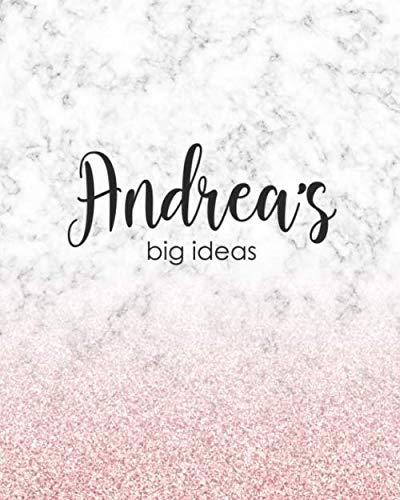 Beispielbild fr Andrea's Big Ideas: Personalized Notebook - 8x10 Lined Women's Journal zum Verkauf von Revaluation Books